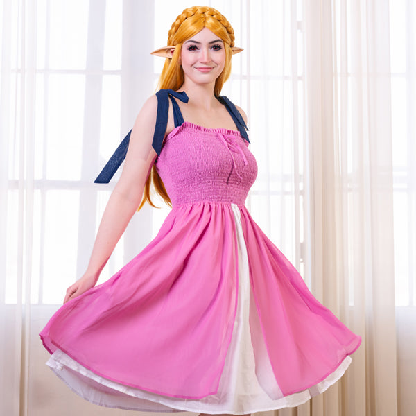 Echoes of Wisdom Zelda Casual Cosplay Dress Twirling